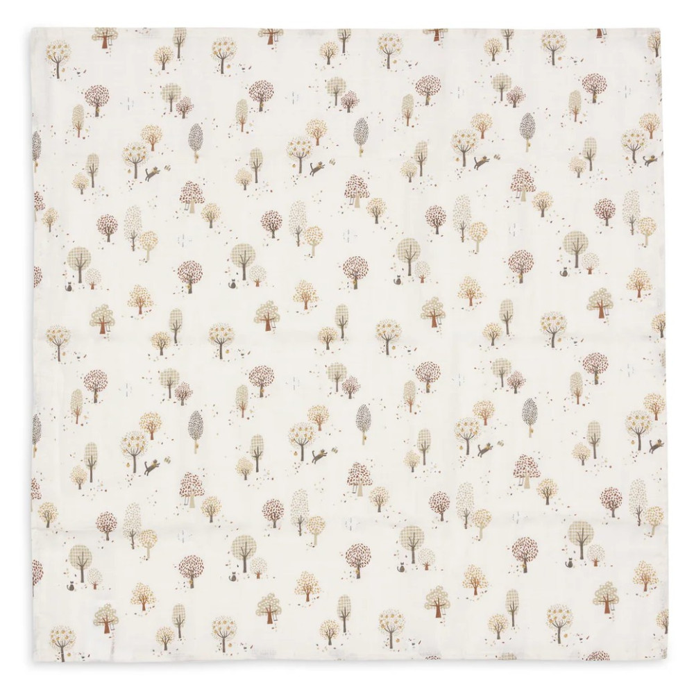 Jollein Muslin Cloth 70x70cm Tiny Park - 3 Pack