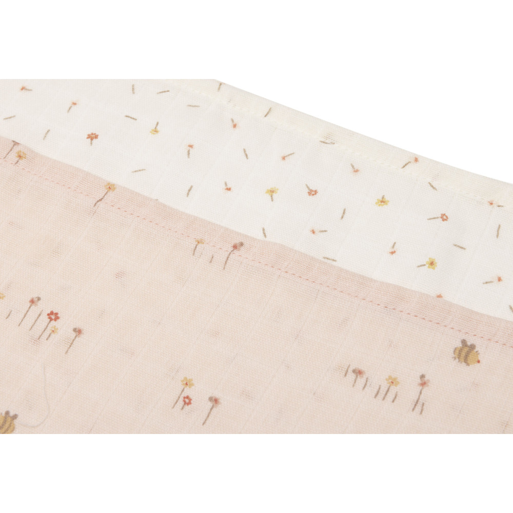 Jollein Muslin Cloth 70x70cm Pretty Picnic - 3 Pack