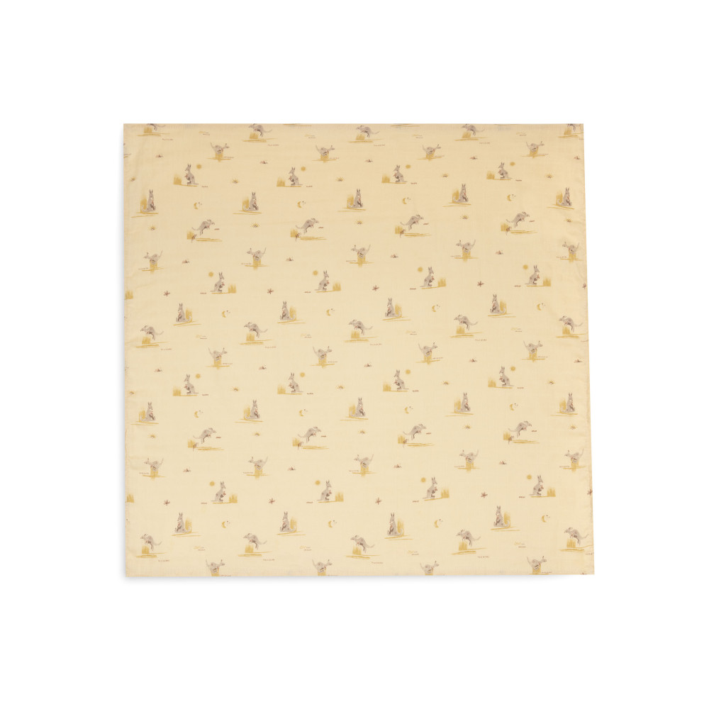 Jollein Muslin Cloth 70x70cm Kangaroots - 3 Pack