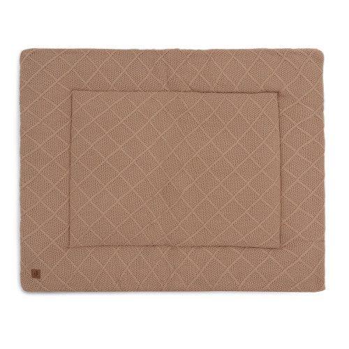 Jollein Playpen Mat - Check Knit Bisquit