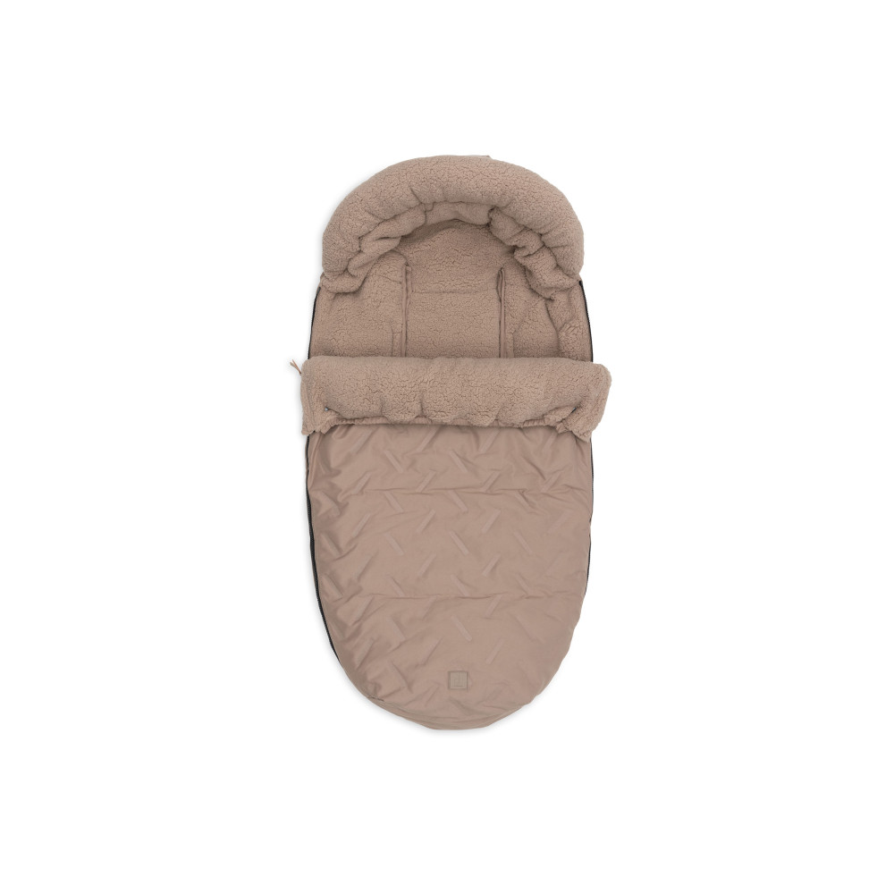 Jollein Ratu kāju maiss - Embossed - Milky Coffee