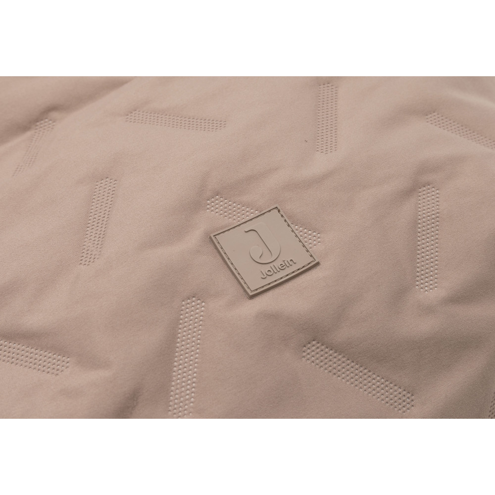Jollein Ratu kāju maiss - Embossed - Milky Coffee