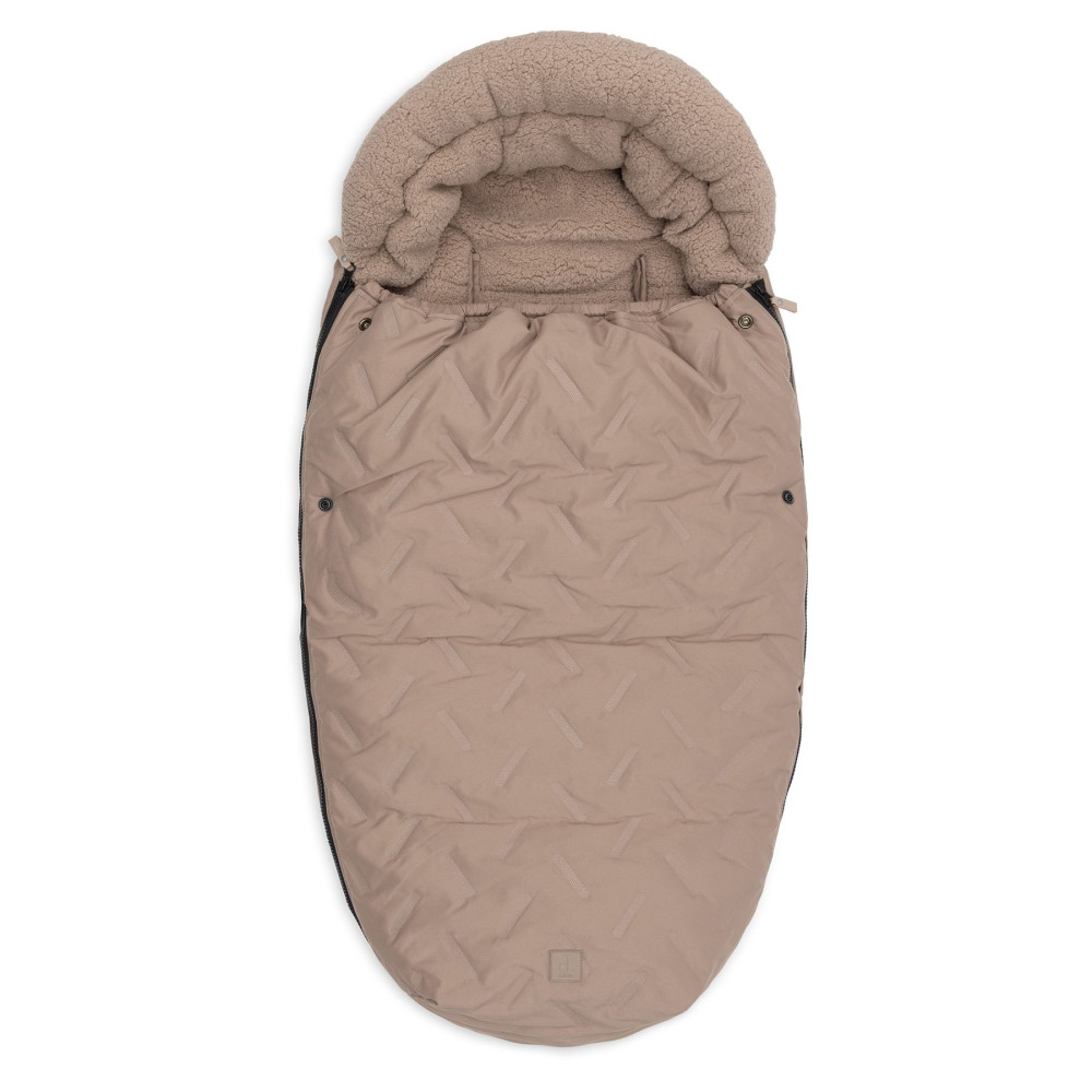 Jollein Ratu kāju maiss - Embossed - Milky Coffee