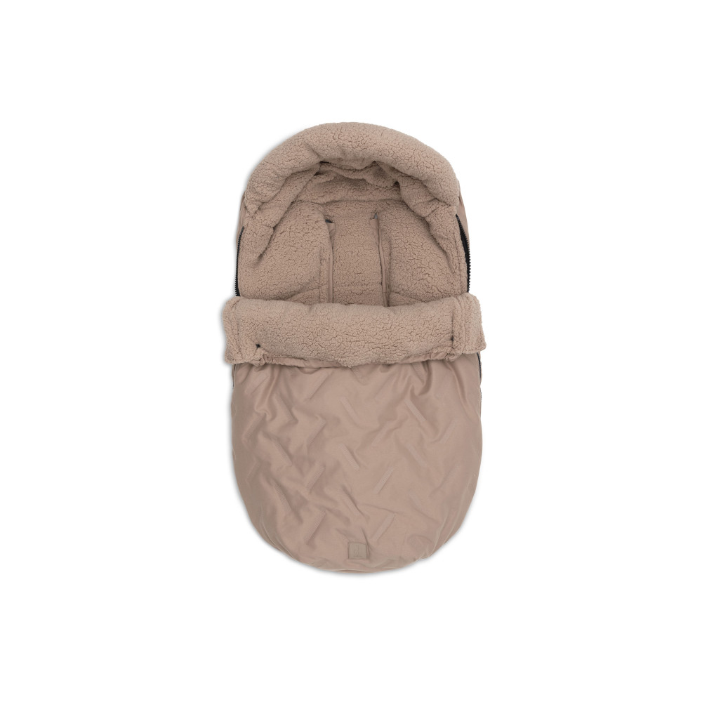 Jollein guļammaiss ratiem/autokrēslam - Embossed - Milky Coffee
