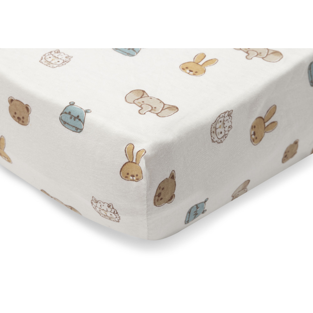 40/50x80/90cm Palags ar gumiju Jersey Jollein Jollies