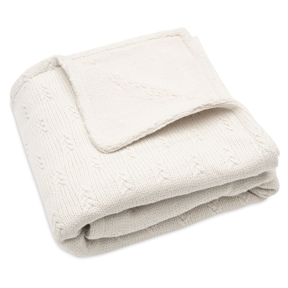 Jollein sega 100x150 cm - Grain Knit-Velvet Oatmeal