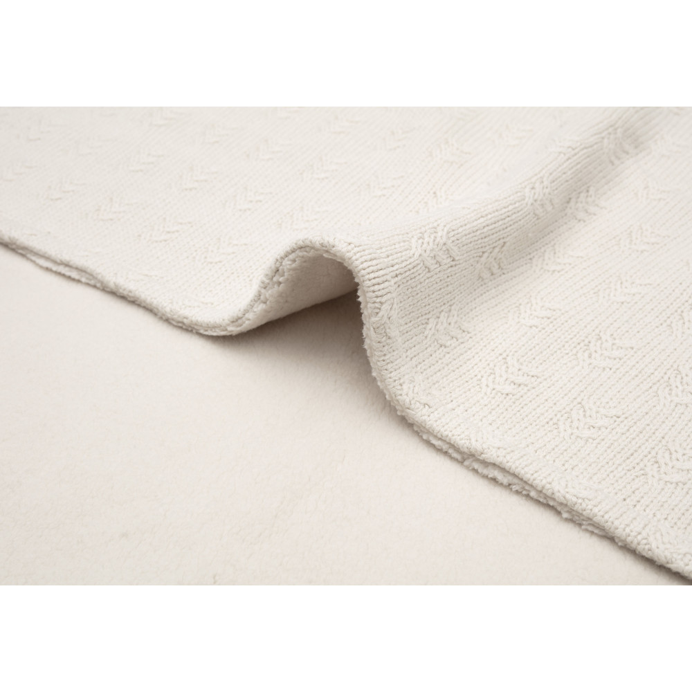 Jollein sega 100x150 cm - Grain Knit-Velvet Oatmeal