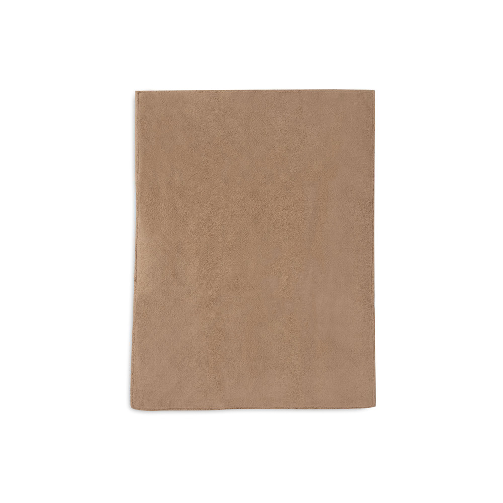 Jollein sega 75x100 cm - Check Knit - Teddy Fleece Biscuit