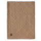 Jollein sega 75x100 cm - Check Knit - Teddy Fleece Biscuit
