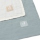 Komplekts no 2 muslīna autiniem Jollein 115x115cm Sea Green