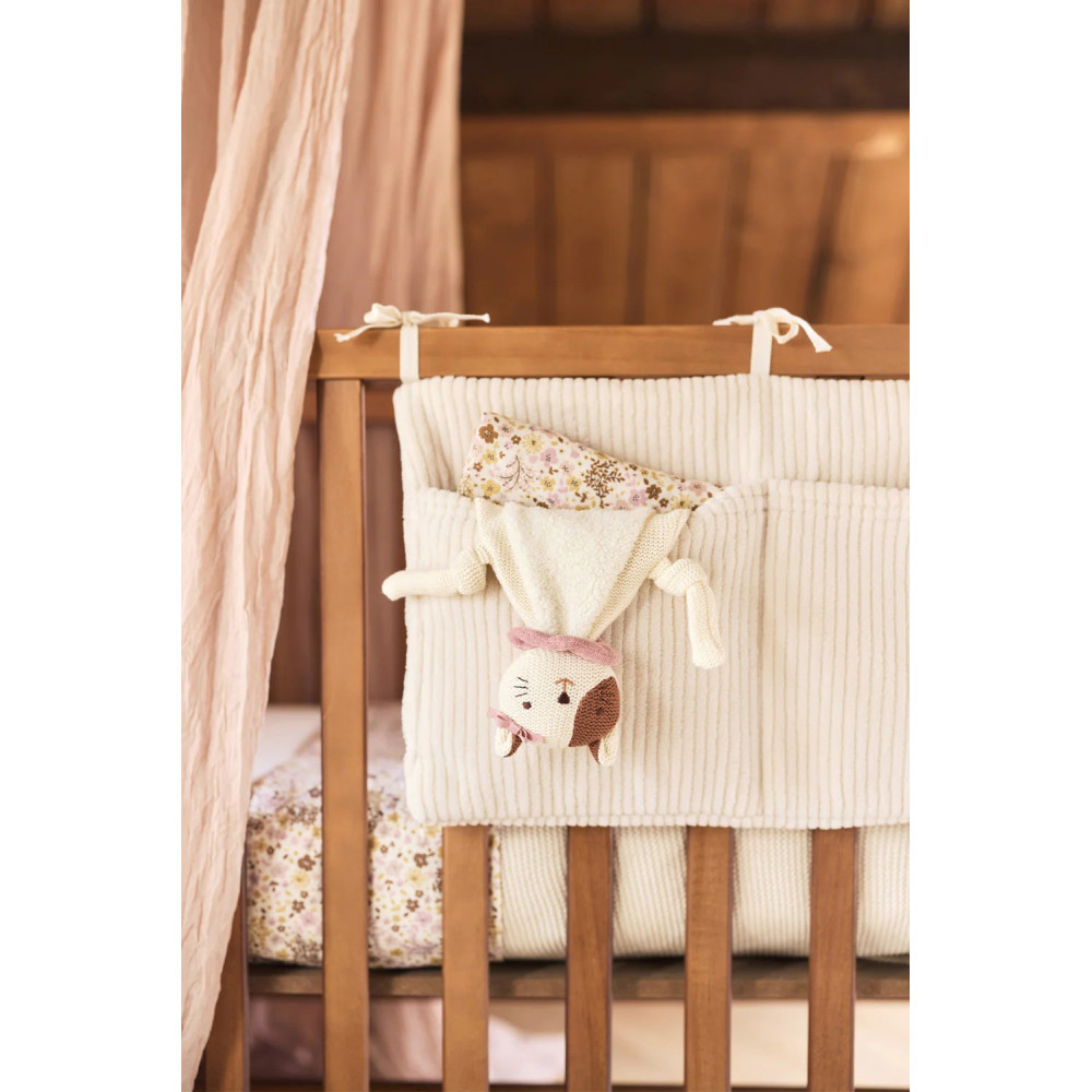 Jollein vertikāls organizators - Cloudy Rib Oatmeal