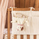 Jollein vertikāls organizators - Cloudy Rib Oatmeal