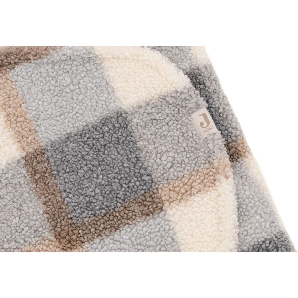 Jollein Wrap Blanket Bunny - Check - Boucle