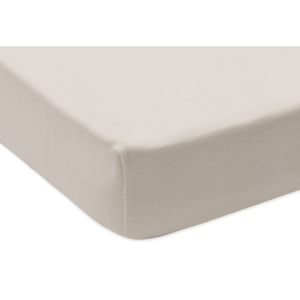 Fitted Sheet Jersey 60x120cm Oatmeal/Sand (2pack)