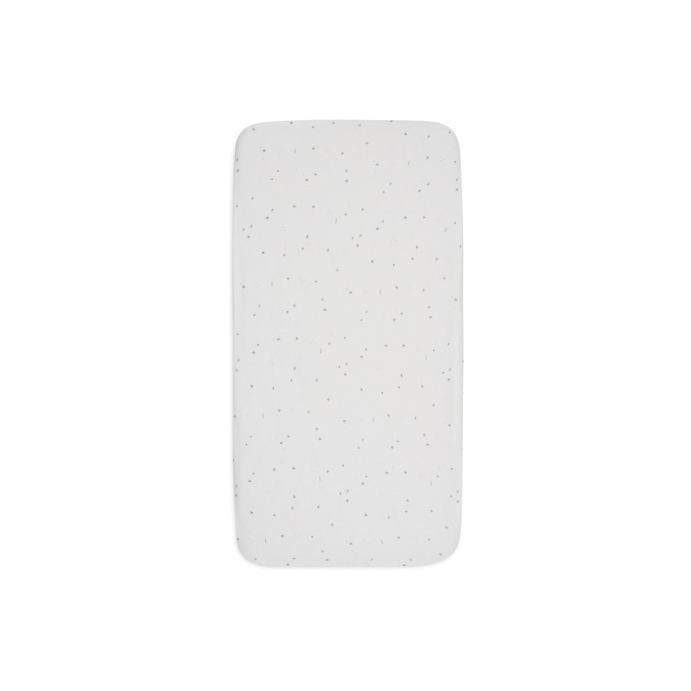 Fitted Sheet Jersey 60x120cm Twinkling Sea Green