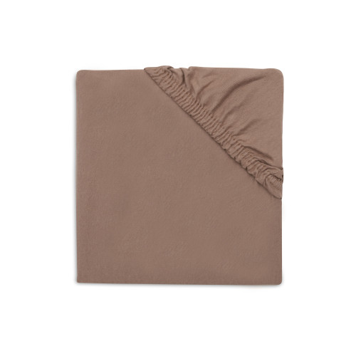 Fitted Sheet Jersey 40/50x80/90cm Milky Coffee
