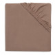 Fitted Sheet Jersey 60x120cm Milky Coffee