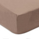 Fitted Sheet Jersey 60x120cm Milky Coffee