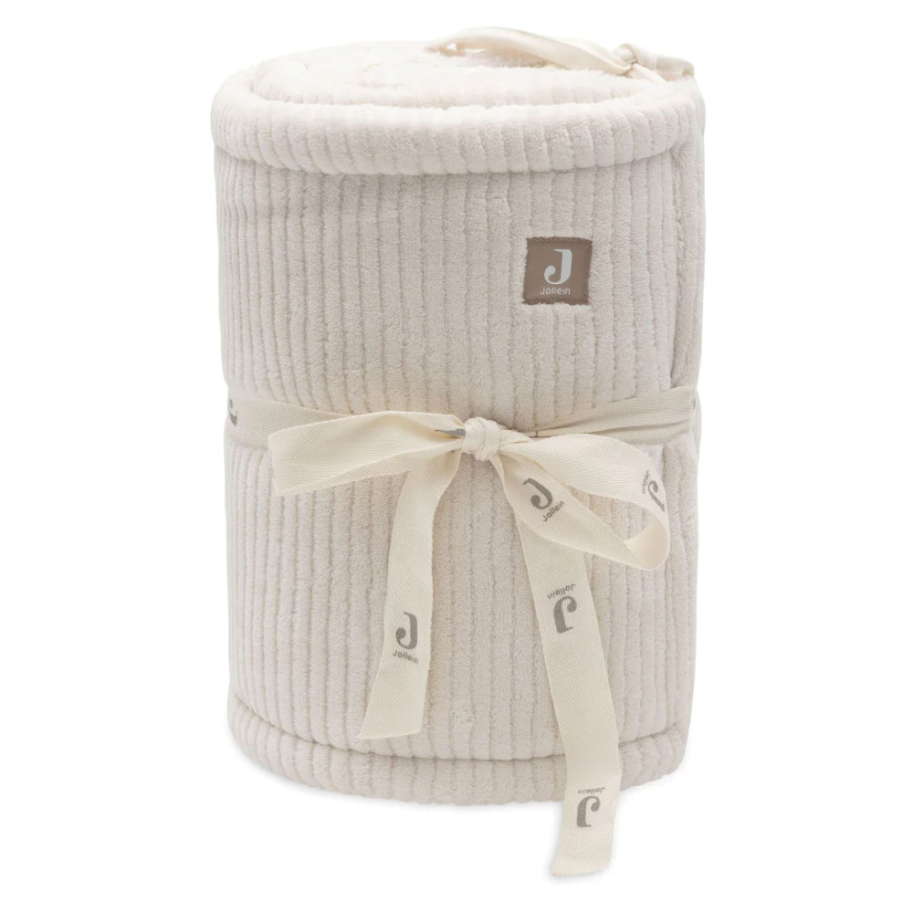 Jollein bumper 180x30cm Cloudy Rib - Oatmeal