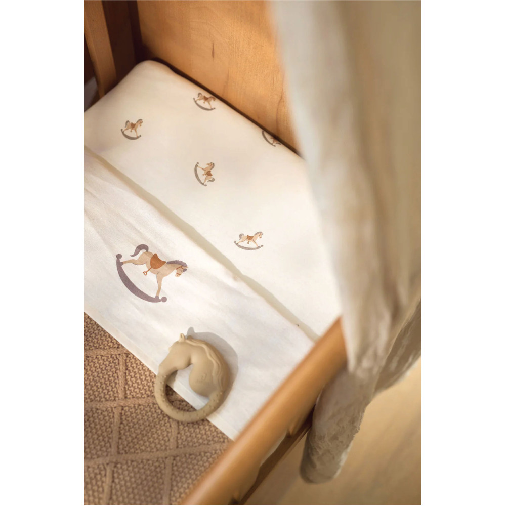 Fitted Sheet Jersey Nostalgic Ride 70/75 x 140/150 cm