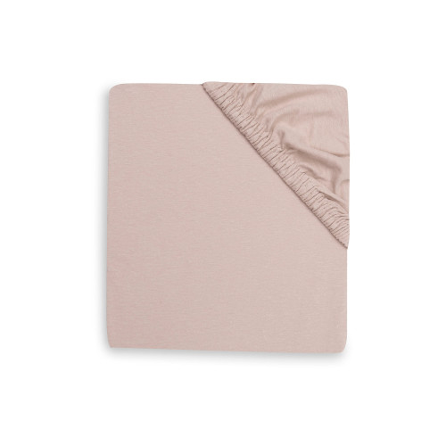 Palags ar gumiju Jollein Jersey 40x80 / 50x90 cm Silk Rose