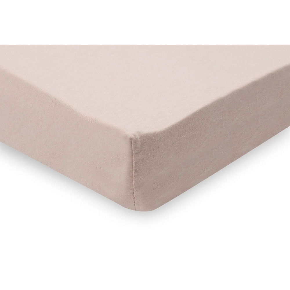 Palags ar gumiju Jollein Jersey 40x80 / 50x90 cm Silk Rose
