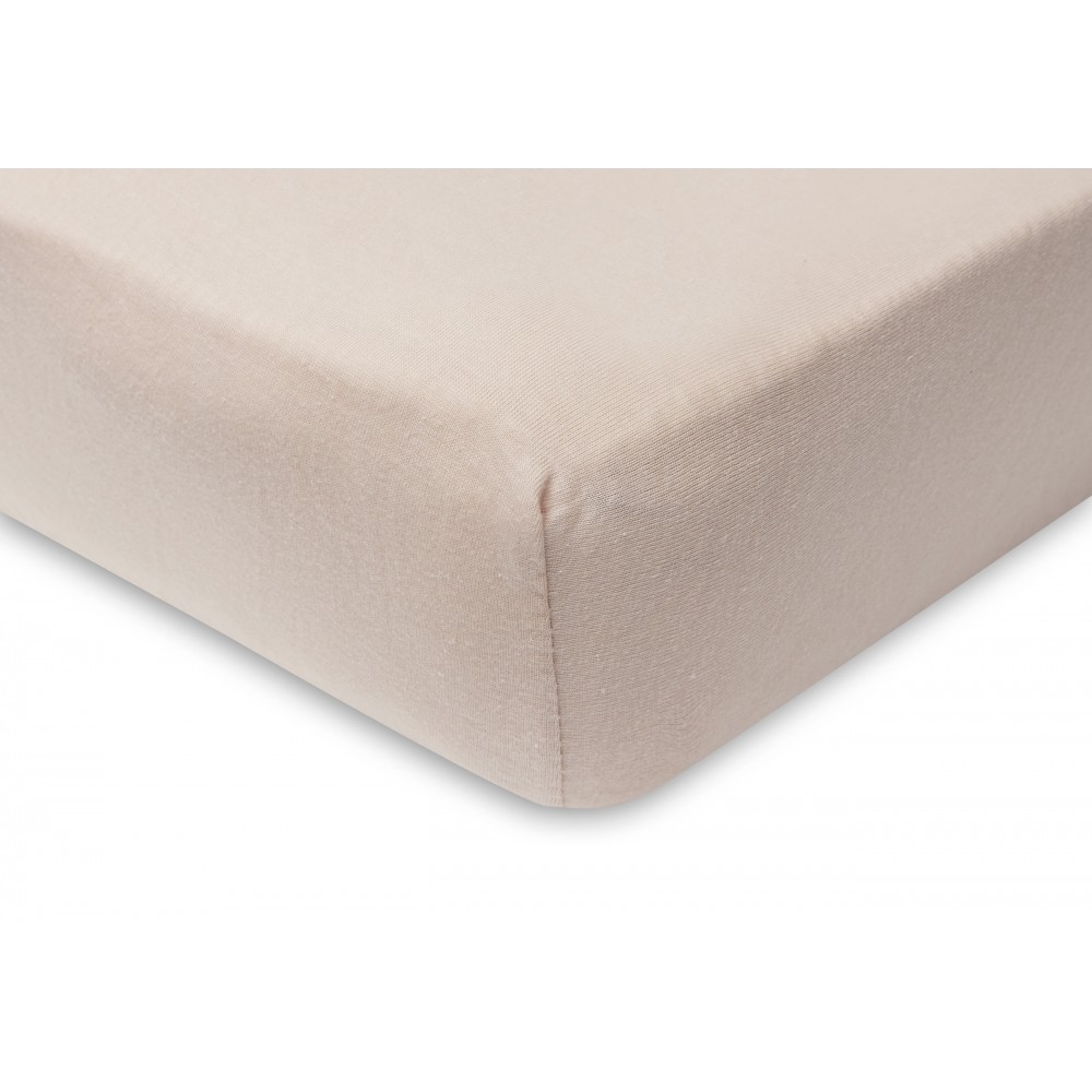 Комплект простыней на резинке Jersey 60x120cm Jollein Pale Pink/Rosewood (2шт.)