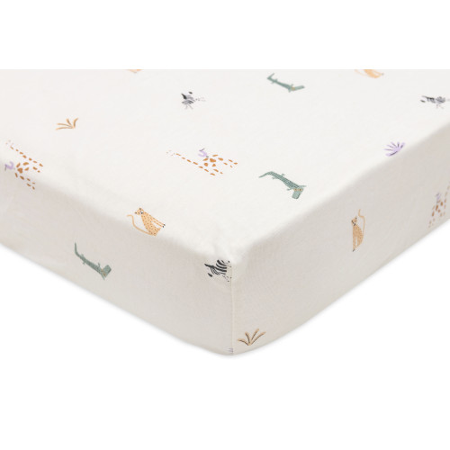 Palags ar gumiju Jersey 60x120cm Jollein Jungle Jumbo