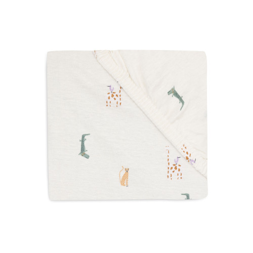 Palags ar gumiju Jersey 60x120cm Jollein Jungle Jumbo