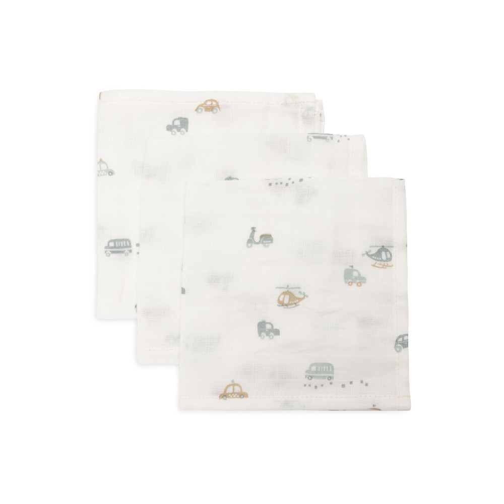 Jollein Mouth Cloth 30x30cm On the Go - 3 Pack