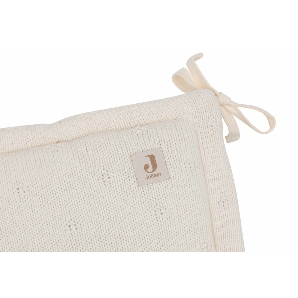 Jollein gultas apmale 180x30cm Cosy Knit - Ivory Jollein gultas apmale 180x30cm Cosy Knit - Ivory