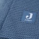 Jollein pleds 75x100cm Basic Knit Jeans Blue/Coral Fleece