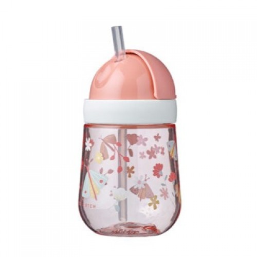 Little Dutch бутылка с трубочкой ´Flowers & Butterflies´ 300 ml