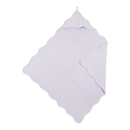 Meyco baby полотенце с капюшоном Wavy - Soft Lavender - 80x80cm