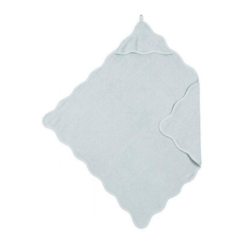 Meyco baby полотенце с капюшоном Wavy - Grey Blue - 80x80cm Meyco baby полотенце с капюшоном Wavy - Grey Blue - 80x80cm