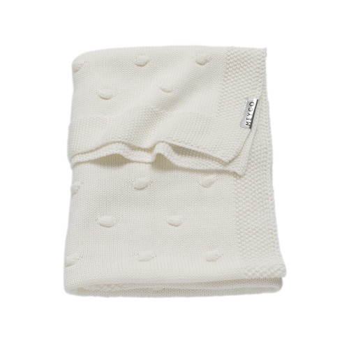 Meyco baby Blanket Knots 75*100 cm Offwhite
