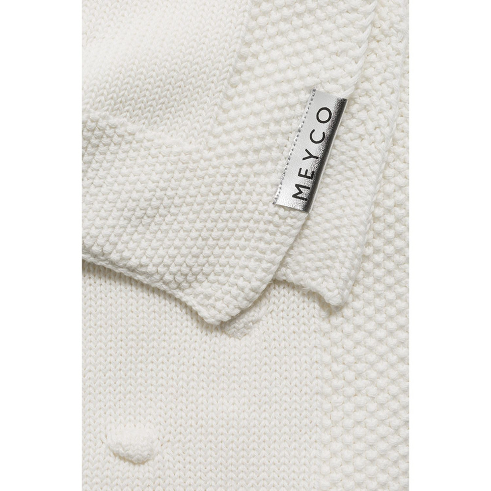 Meyco baby Blanket Knots 75*100 cm Offwhite