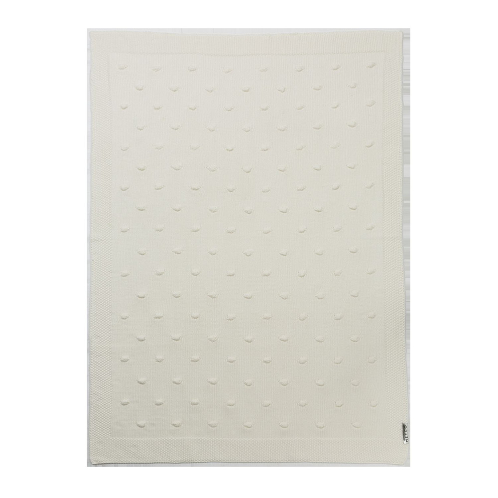 Meyco baby Blanket Knots 75*100 cm Offwhite