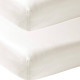 Meyco baby Jersey fitted sheet 2-Pack - Off White - 60x120cm