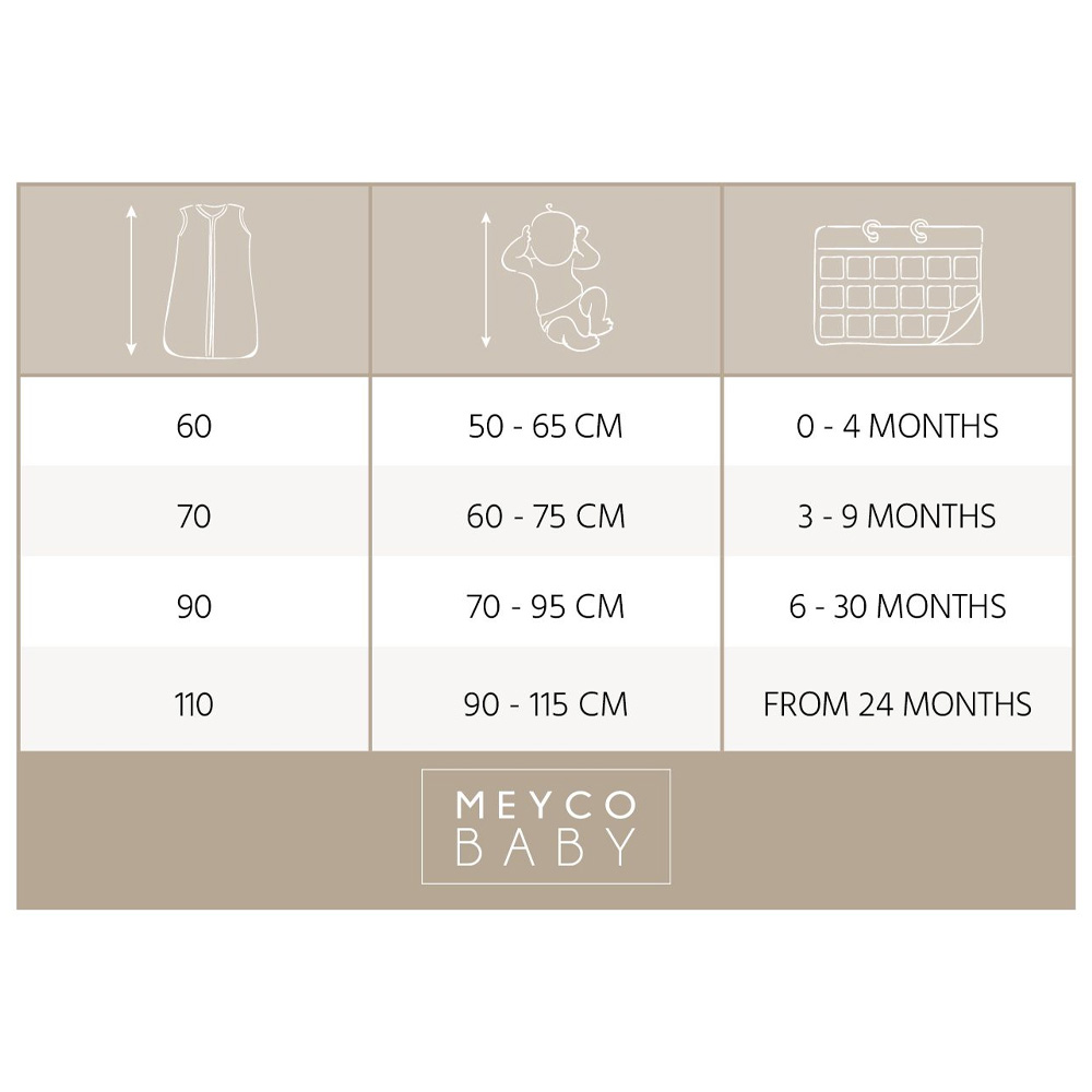 Sleeping bag with detachable sleeves jersey - Robin Multi - 70cm - 2.5 TOG