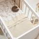 40/50x80/90cm Palags ar gumiju Meyco Baby - Branches Sand