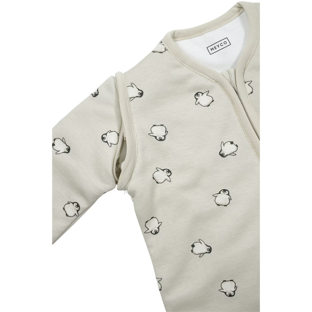 Sleeping bag with detachable sleeves jersey - Penguin Soft sand - 90cm - 2.5 TOG