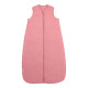 Sleeping bag lined pre-washed muslin - Rose - 2.0 TOG