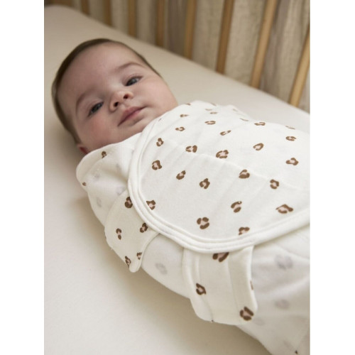 Meyco Baby Swaddle Mini Panther - Soft Pink 1.0 TOG