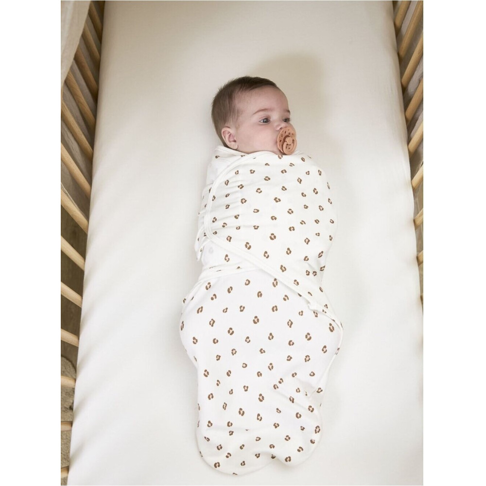 Meyco Baby Swaddle Mini Panther - Soft Pink 1.0 TOG