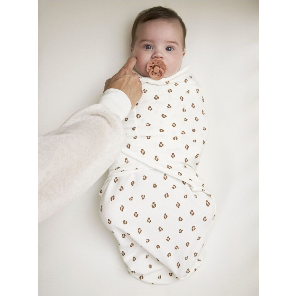 Meyco Baby Swaddle Mini Panther - Soft Pink 1.0 TOG