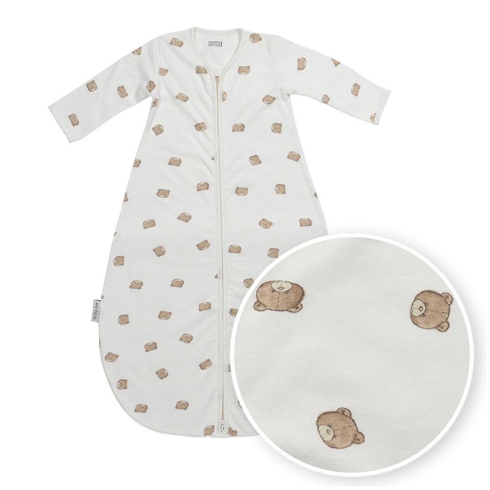 Meyco Baby guļammaiss ar piedurknēm - Bear - 1.0 TOG