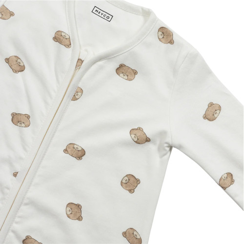 Meyco Baby guļammaiss ar piedurknēm - Bear - 1.0 TOG