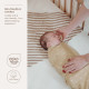 Meyco Baby Swaddle Sweet Heart  - sand Autiņš ietīšanai