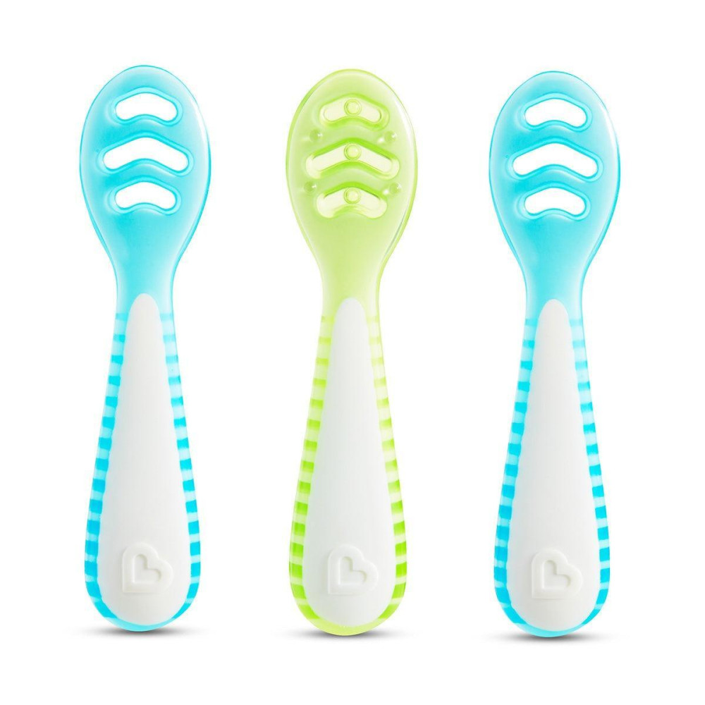 Munchkin Multistage first spoons 3psc Blue/Green